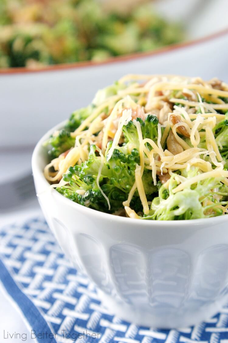 Sweet Broccoli Salad - Sugar & Soul