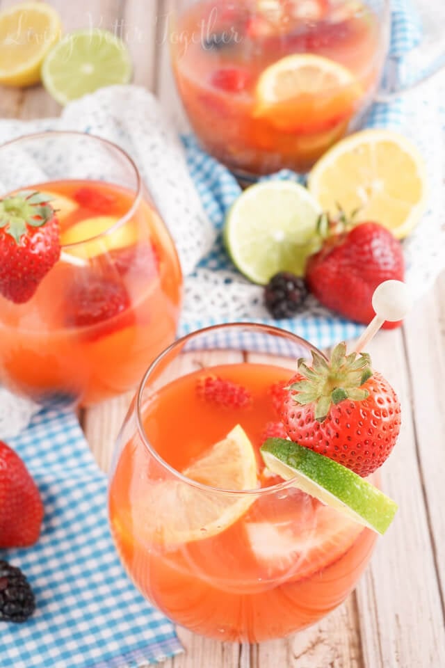 Mixed Fruit Sangria Mocktail Sugar & Soul
