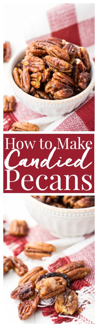 These Candied Pecans are a delicious addition to any fall dish. They're perfect on sweet potatoes, pumpkin pies, and they also make a lovely addition to salads and yogurt. Or, just eat them straight up! via @sugarandsoulco