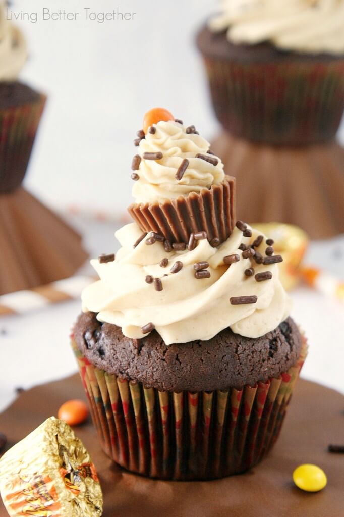 Surprise Chocolate Peanut Butter Cupcakes Sugar & Soul Surprise Chocolate Peanut Butter Cupcakes Sugar & Soul