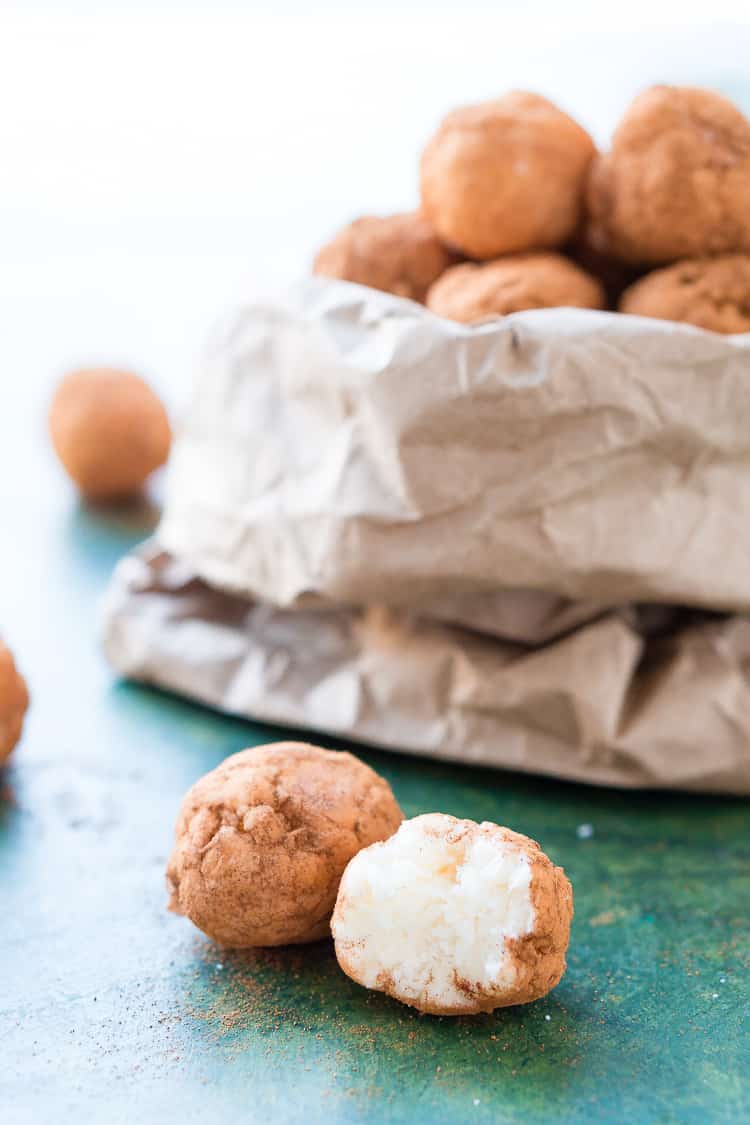 This Irish Potato Candy is perfect for celebrating St. Patrick's Day with! Made from coconut, cream cheese, sugar, and cinnamon and look like potatoes!