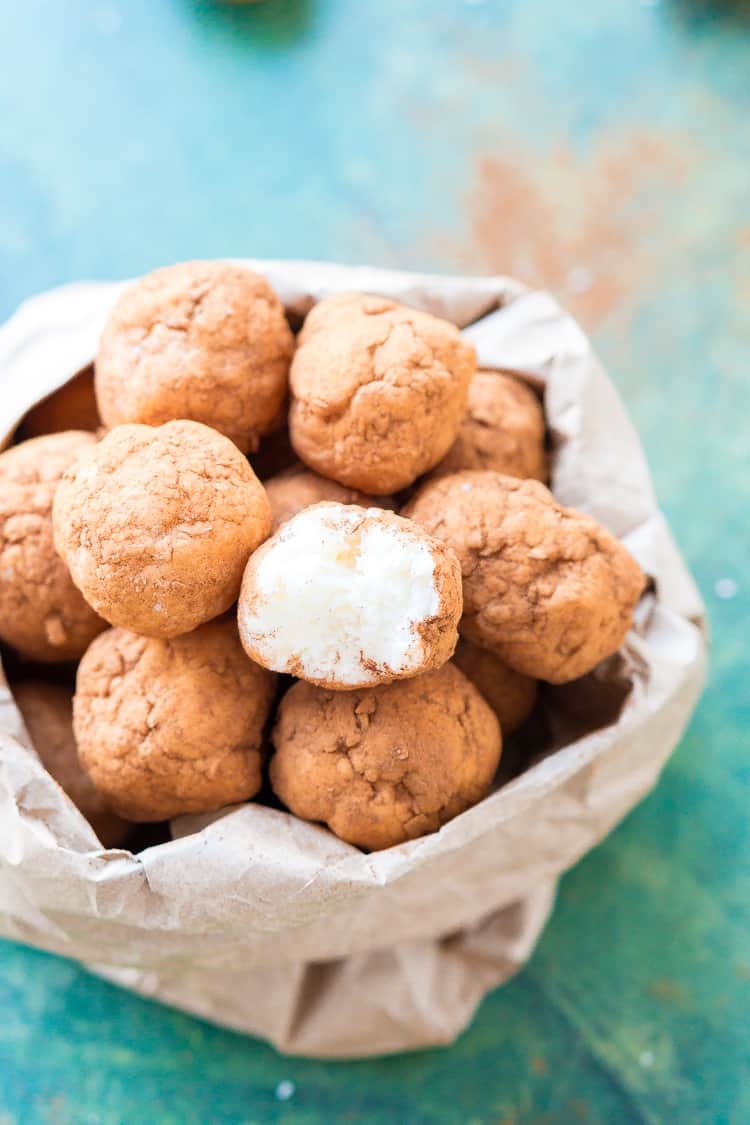 This Irish Potato Candy is perfect for celebrating St. Patrick's Day with! Made from coconut, cream cheese, sugar, and cinnamon and look like potatoes!