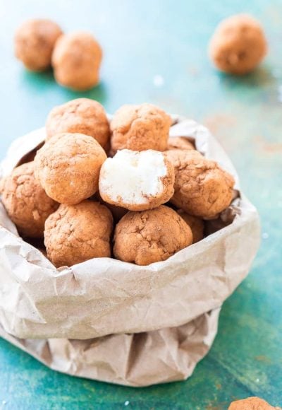 This Irish Potato Candy is perfect for celebrating St. Patrick's Day with! Made from coconut, cream cheese, sugar, and cinnamon and look like potatoes!