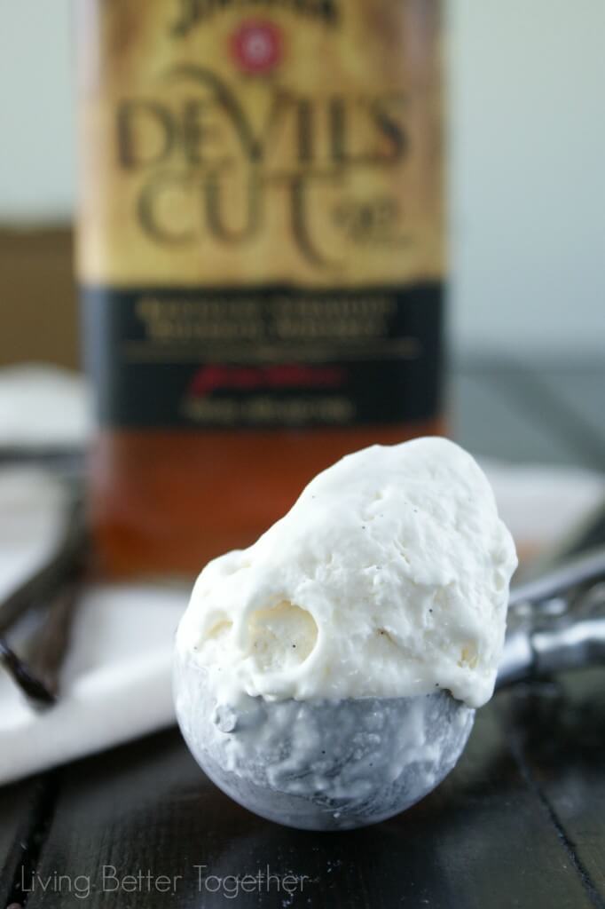 Bourbon & Vanilla Bean No Churn Ice Cream