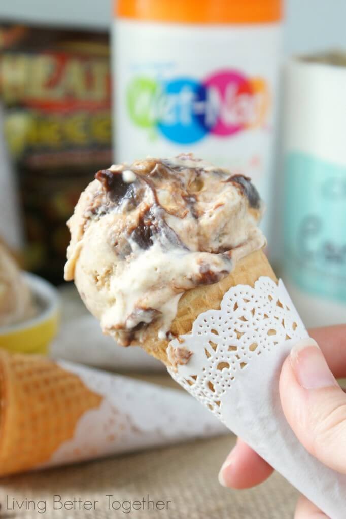 Banoffee Pie Ice Cream | Living Better Together #PMedia #showusyourmess #ad