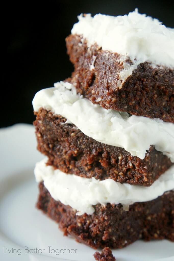 Gluten Free Coconut Cashew Brownies