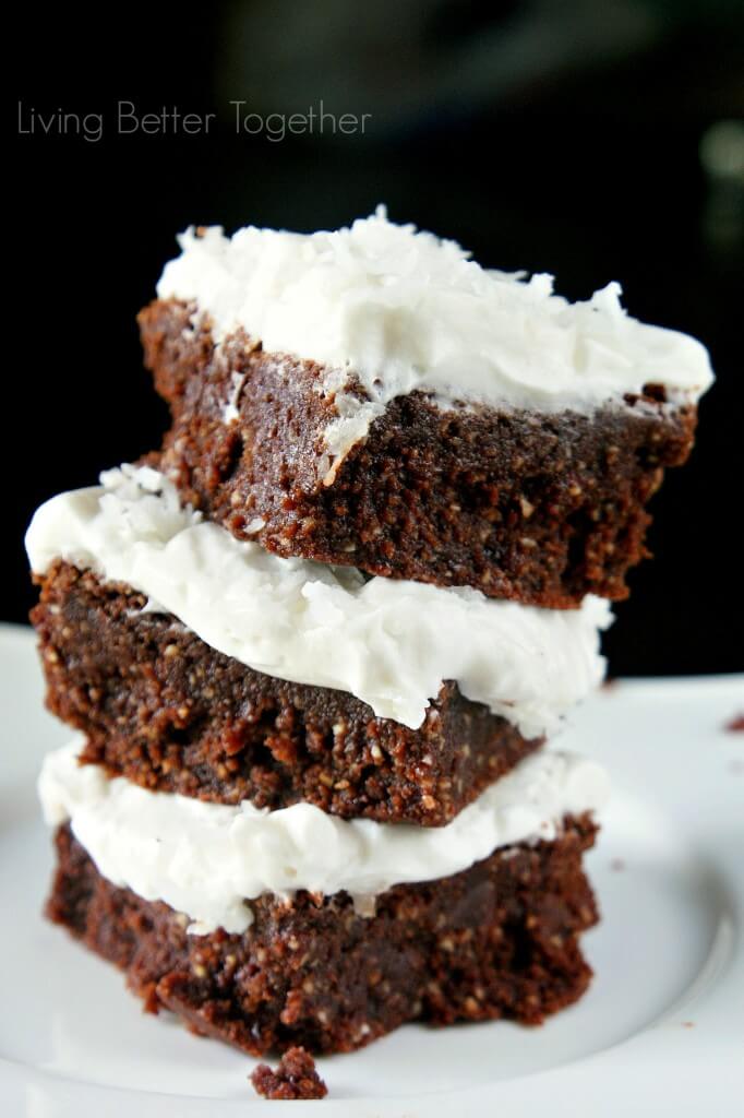 Gluten Free Coconut Cashew Brownies