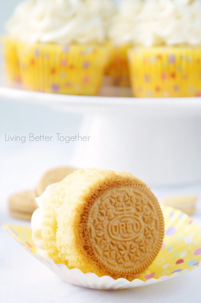 Golden Oreo Cupcakes | Living Better Together