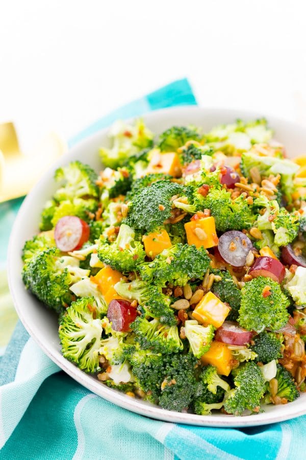 Easy Broccoli Salad Recipe Sugar & Soul