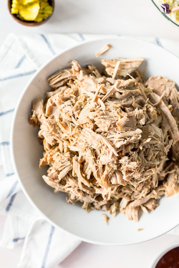 Whiskey Honey Pulled Pork is slow cooked to perfection and loaded with flavor!