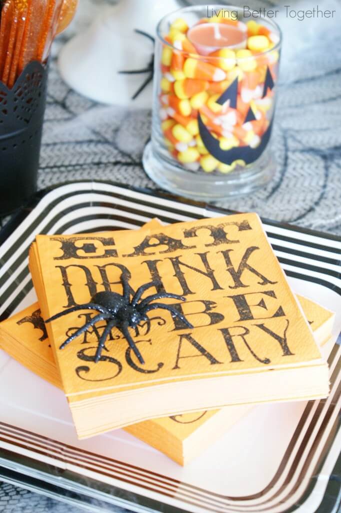 An easy Halloween Snacks party made by spooking up some of your favorite everyday snacks that everyone at the party will love!