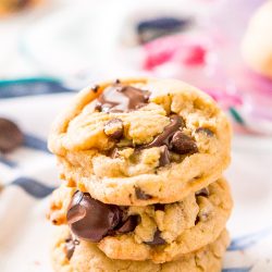 These Peanut Butter Chocolate Chip Cookies are soft and chewy and loaded with sweet, delicious flavors the whole family will love!