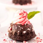 These Mini Chocolate Peppermint Bundt Cakes are a rich, decadent single-serve dessert made with cocoa powder, coffee, and topped with peppermint whipped cream, these treats taste like a coffeehouse favorite!