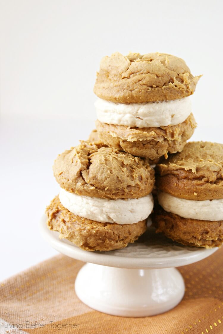 Pumpkin Peanut Butter Whoopie Pies Sugar & Soul