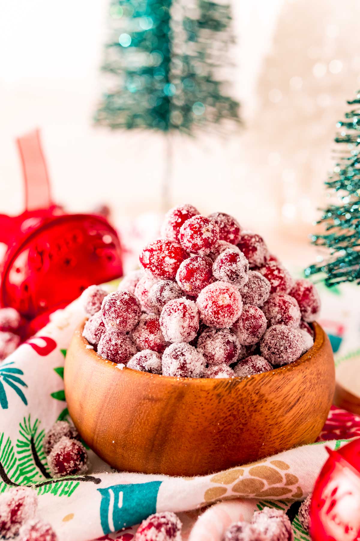 sugared cranberries.