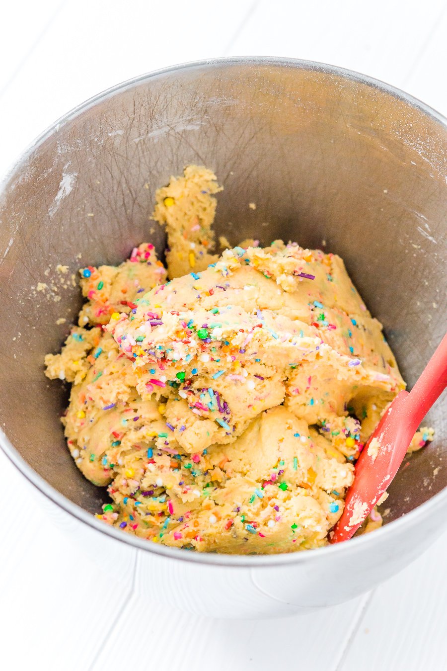 These Birthday Cake Pudding Cookies are sweet, chewy and loaded up with sprinkles. Tempting vanilla makes them the perfect alternative to cake, or you know, have both! I did!