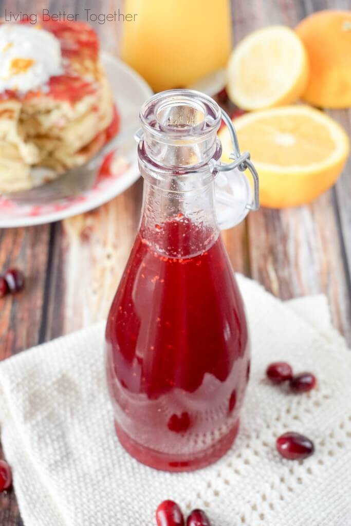 Bitter cranberries meet zesty oranges and bold bourbon in this delightful Cranberry Orange Bourbon Syrup. It's perfect for breakfast, dessert, or straight out of the bottle.