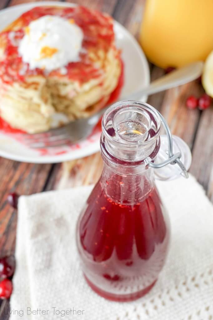 Bitter cranberries meet zesty oranges and bold bourbon in this delightful Cranberry Orange Bourbon Syrup. It's perfect for breakfast, dessert, or straight out of the bottle.