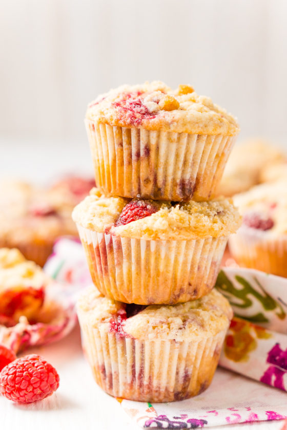 Easy Raspberry Muffins Recipe by Sugar and Soul Co