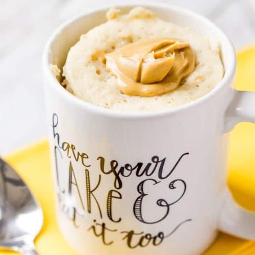 Peanut Butter & Oatmeal Mug Cake Sugar and Soul