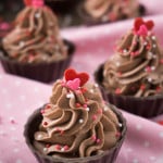 3 ingredient chocolate mousse cups