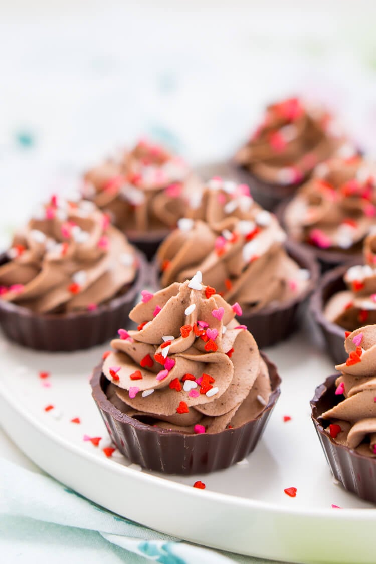 4-Ingredient Chocolate Mousse Cups - Sugar and Soul