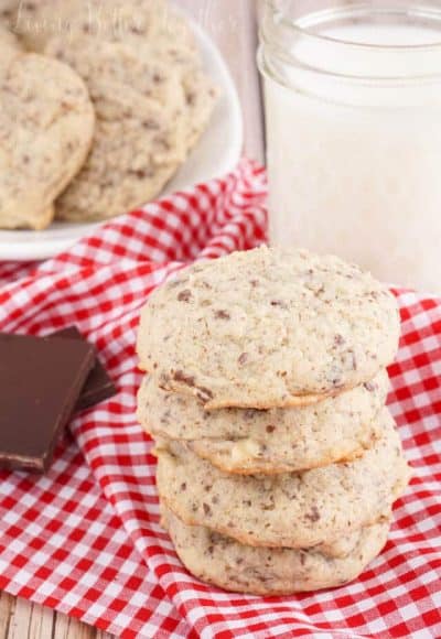 Carol's Walking Dead Cookies have an old fashioned sweetness laced with little bits of chocolate. They're perfect for enjoying a Walking Dead marathon with!