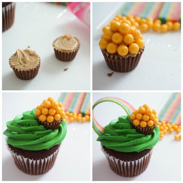 Pot Of Gold Cupcakes