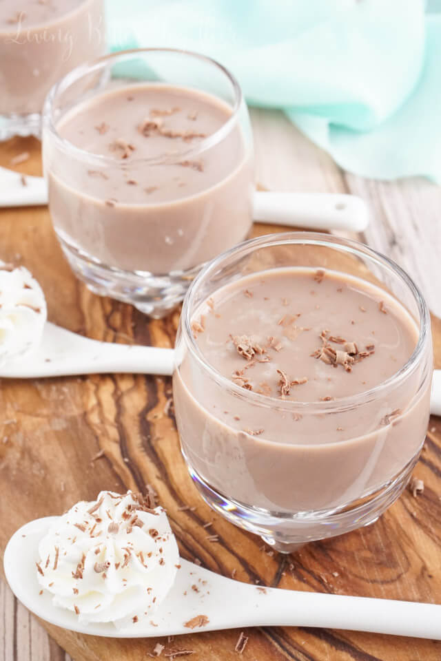 These Chocolate Cream Pie Shots taste just like the traditional dessert! Or like an alcoholic chocolate milk, they're awesome!