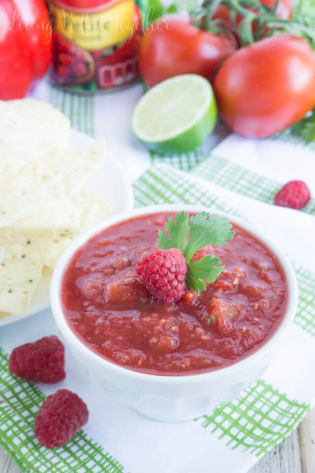 Homemade Raspberry Salsa Sugar & Soul
