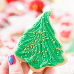 There's just something about those classic Christmas Sugar Cookie Recipe from scratch just like grandma used to make. This simple recipe made with butter, sugar, flour, and vanilla is perfect for decorating for the holidays!