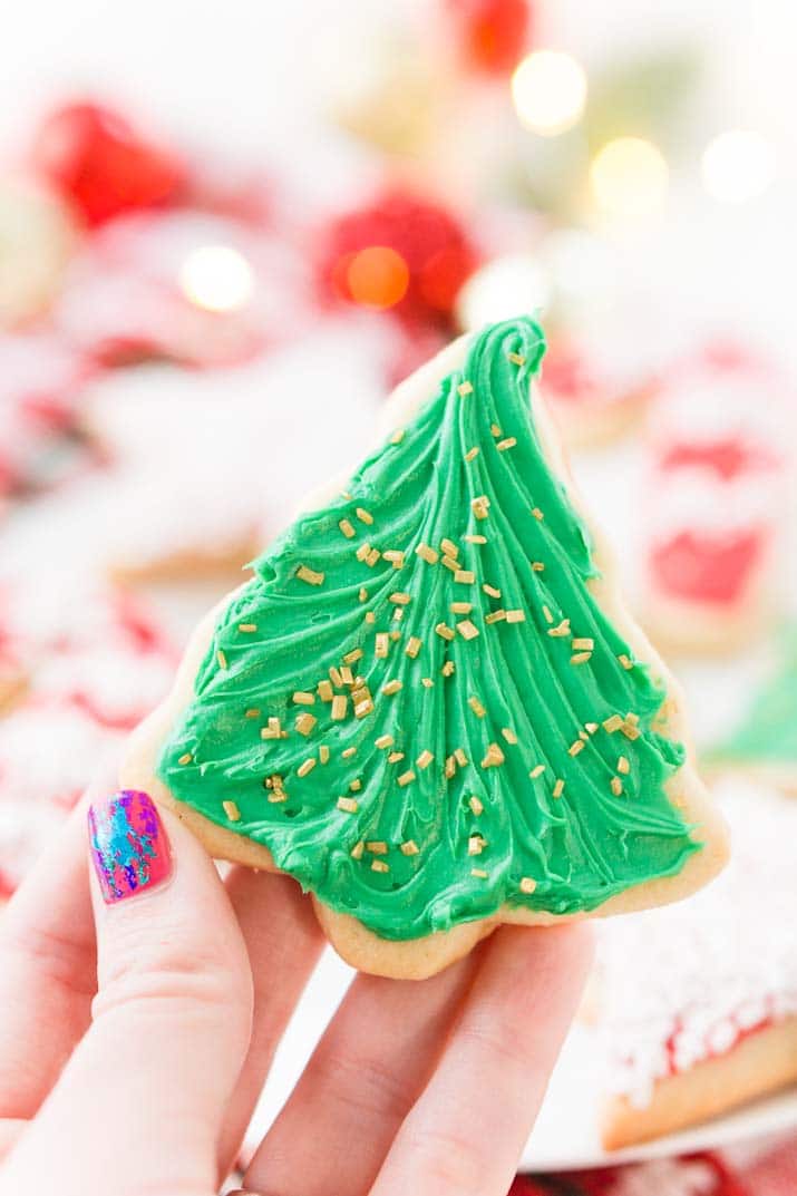 There's just something about those classic Christmas Sugar Cookie Recipe from scratch just like grandma used to make. This simple recipe made with butter, sugar, flour, and vanilla is perfect for decorating for the holidays!