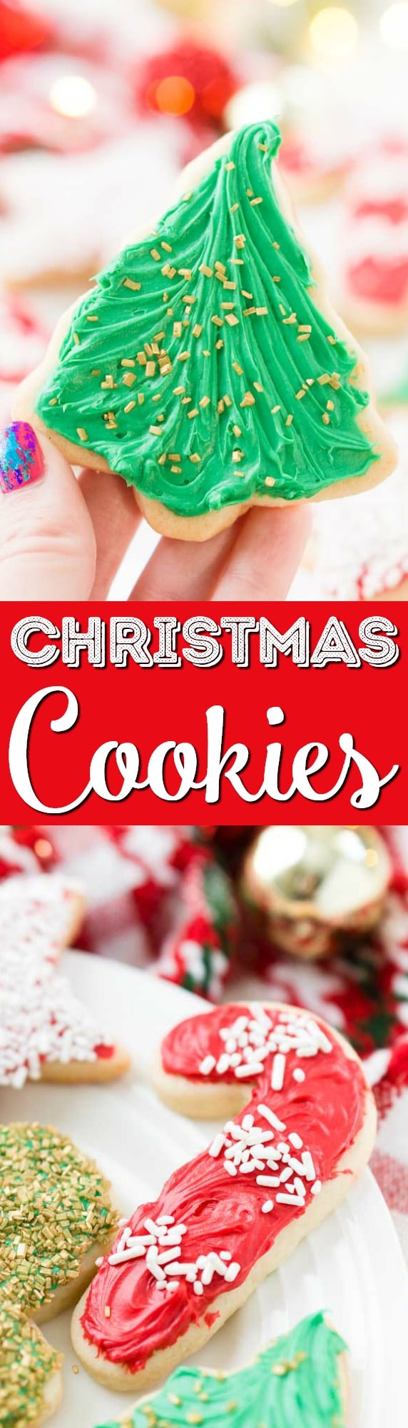 There's just something about those classic Christmas Sugar Cookie Recipe from scratch just like grandma used to make. This simple recipe made with butter, sugar, flour, and vanilla is perfect for decorating for the holidays! via @sugarandsoulco