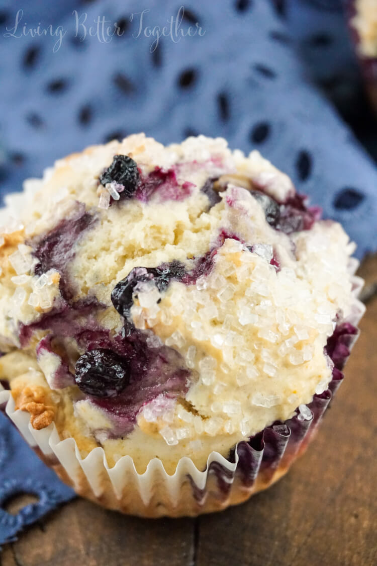 Single Buttermilk Blueberry Muffin