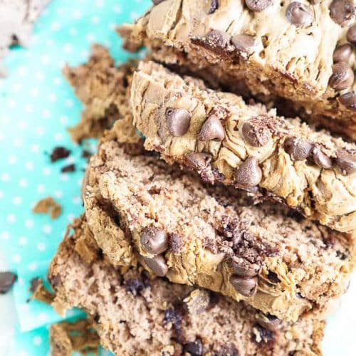 Peanut Butter & Chocolate Ice Cream Bread