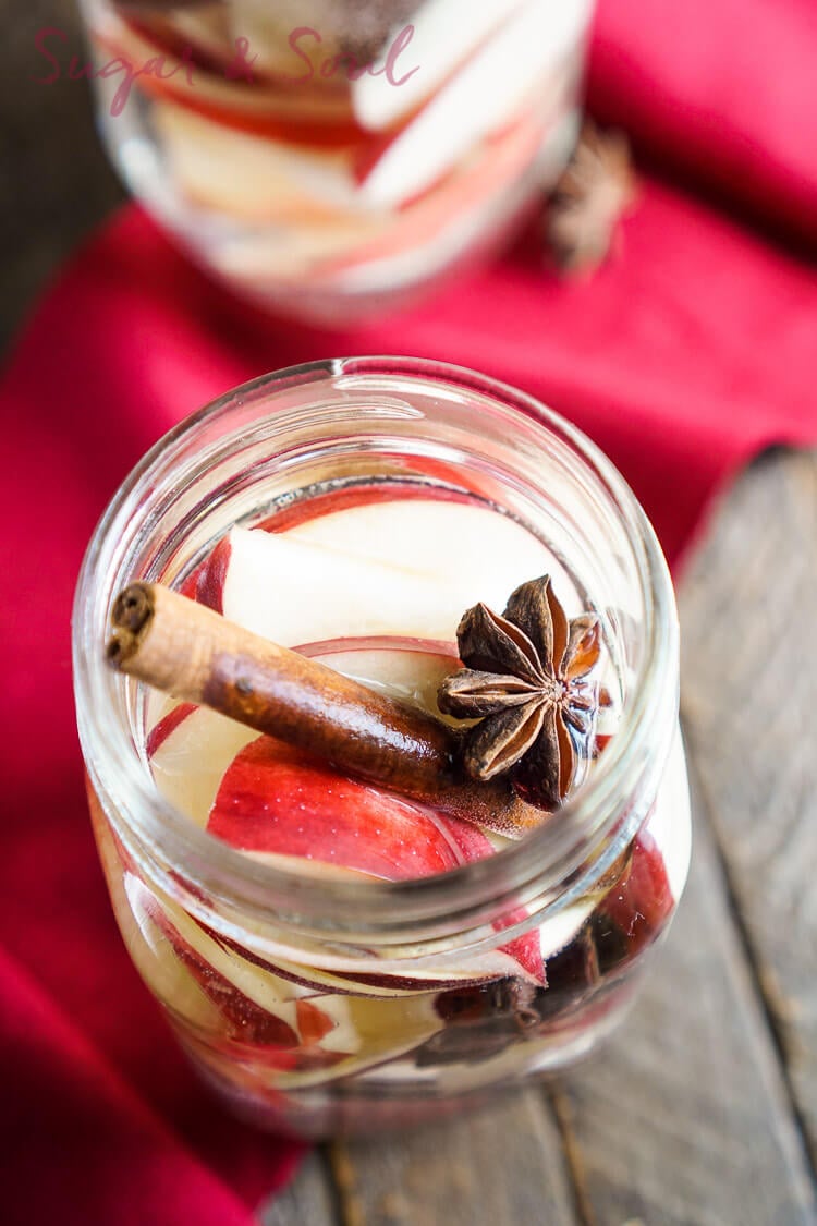 This Apple Spice Detox Water is a simple infusion and a great way to enjoy the flavors of the season!