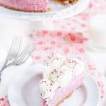 No Bake raspberry cheesecake