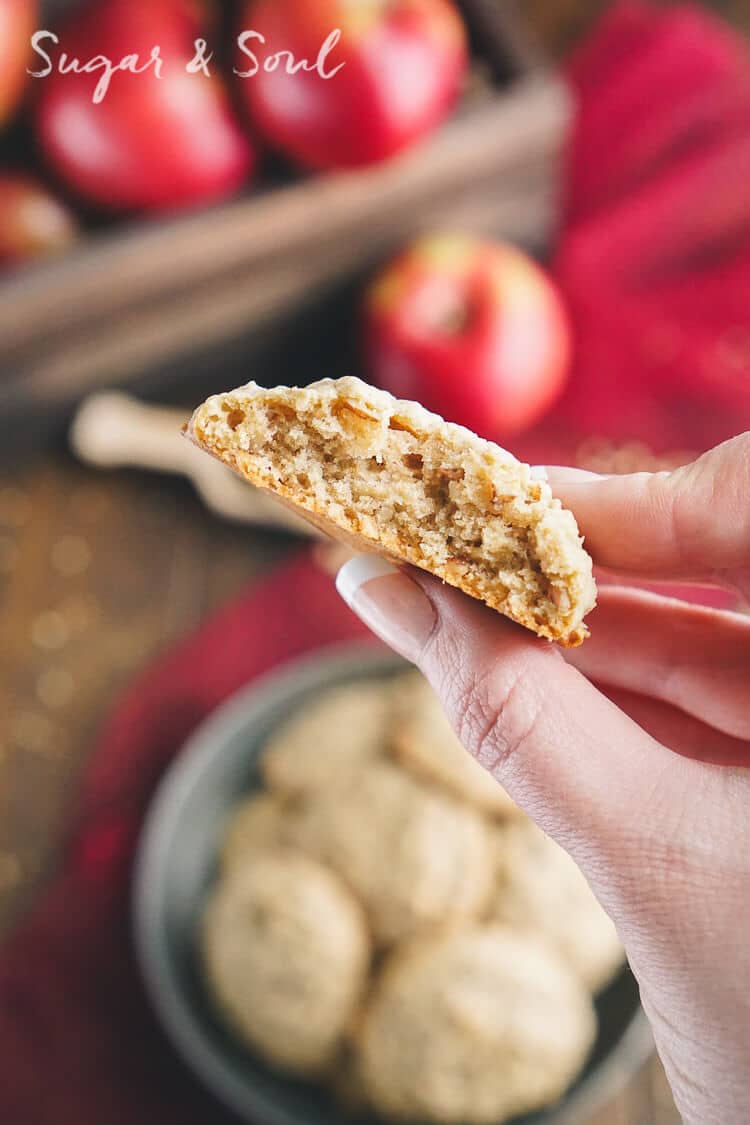 Peanut Butter Apple Pecan Cookies Sugar & Soul