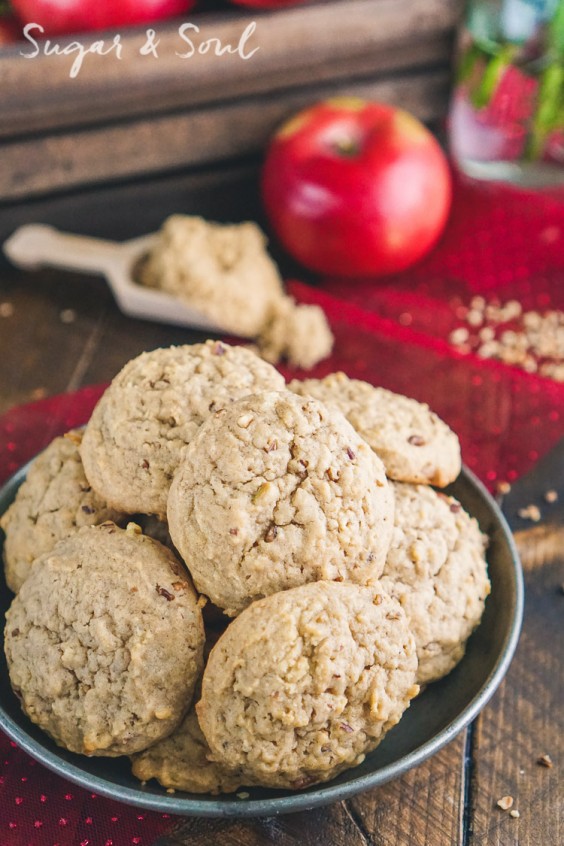 Peanut Butter Apple Pecan Cookies Sugar & Soul