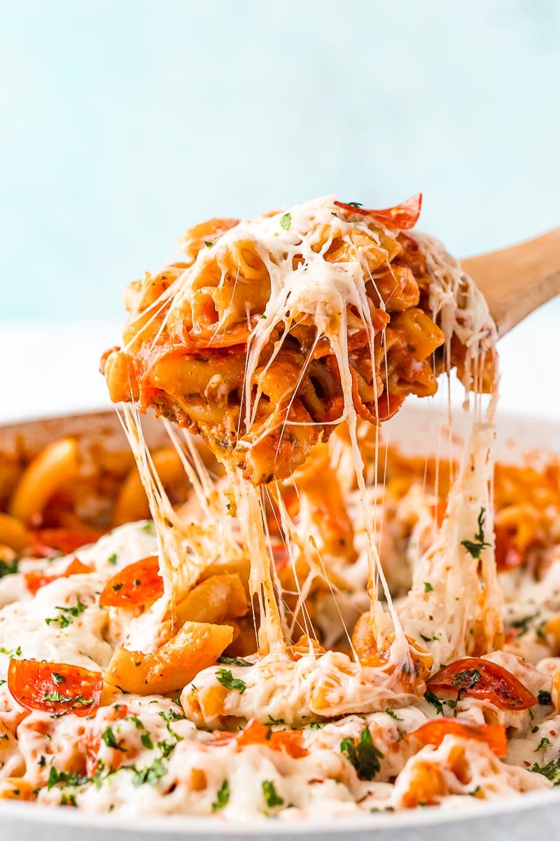 Pizza Pasta Recipe - 30 Minute Meal | Sugar and Soul