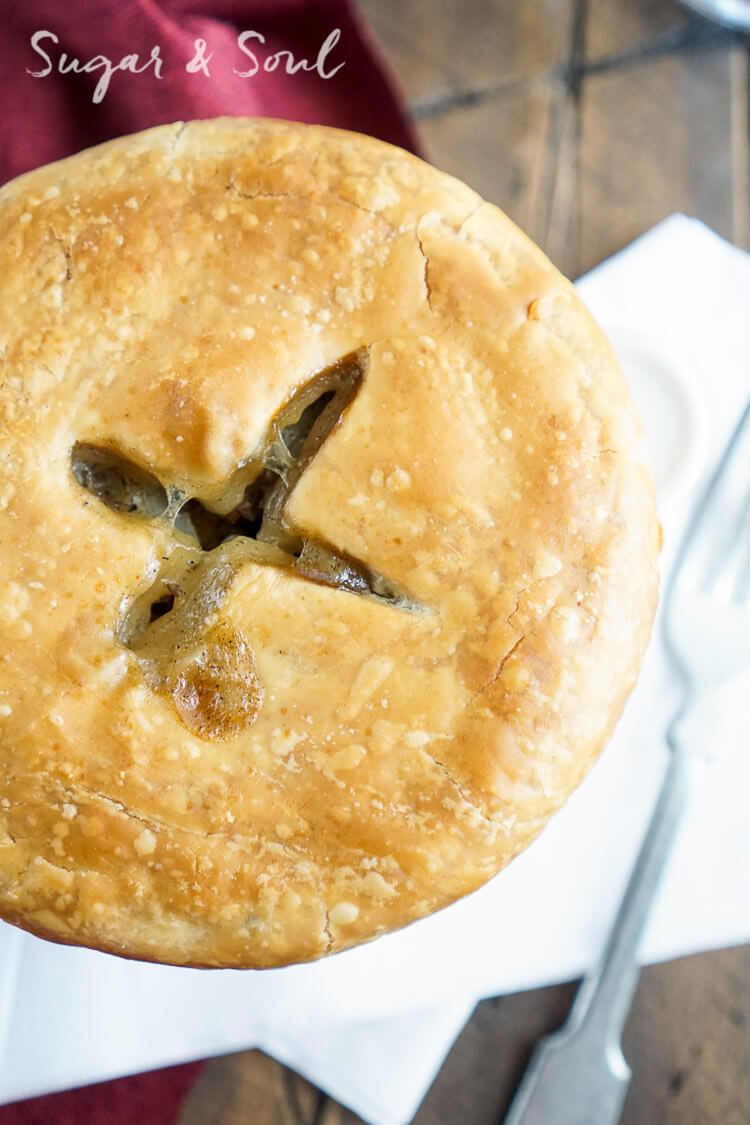 This Tourtière is a traditional Spiced Meat Pie made in Quebec, beef and veggies with cinnamon and clove give this dish a unique cozy flavor perfect for cold weather.
