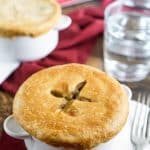 Tourtiere on a plate