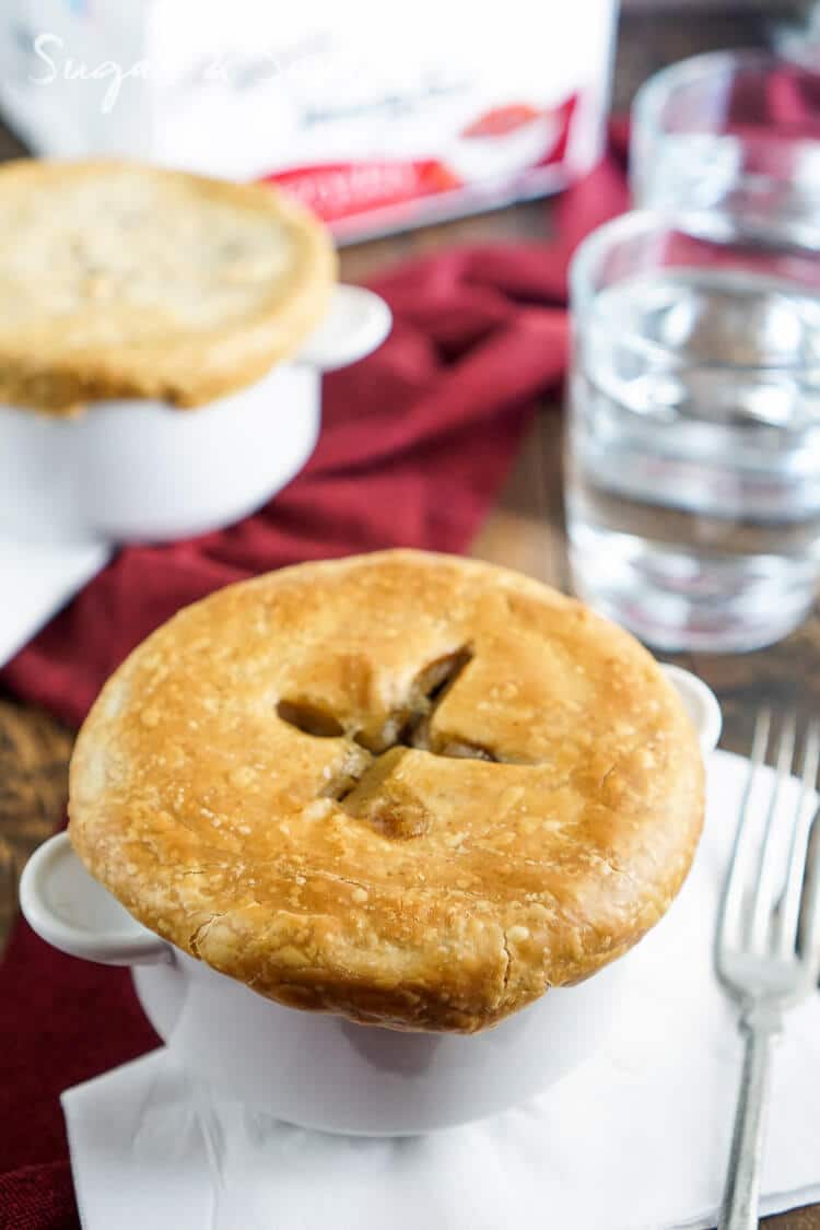 This Tourtière is a traditional Spiced Meat Pie made in Quebec, beef and veggies with cinnamon and clove give this dish a unique cozy flavor perfect for cold weather.