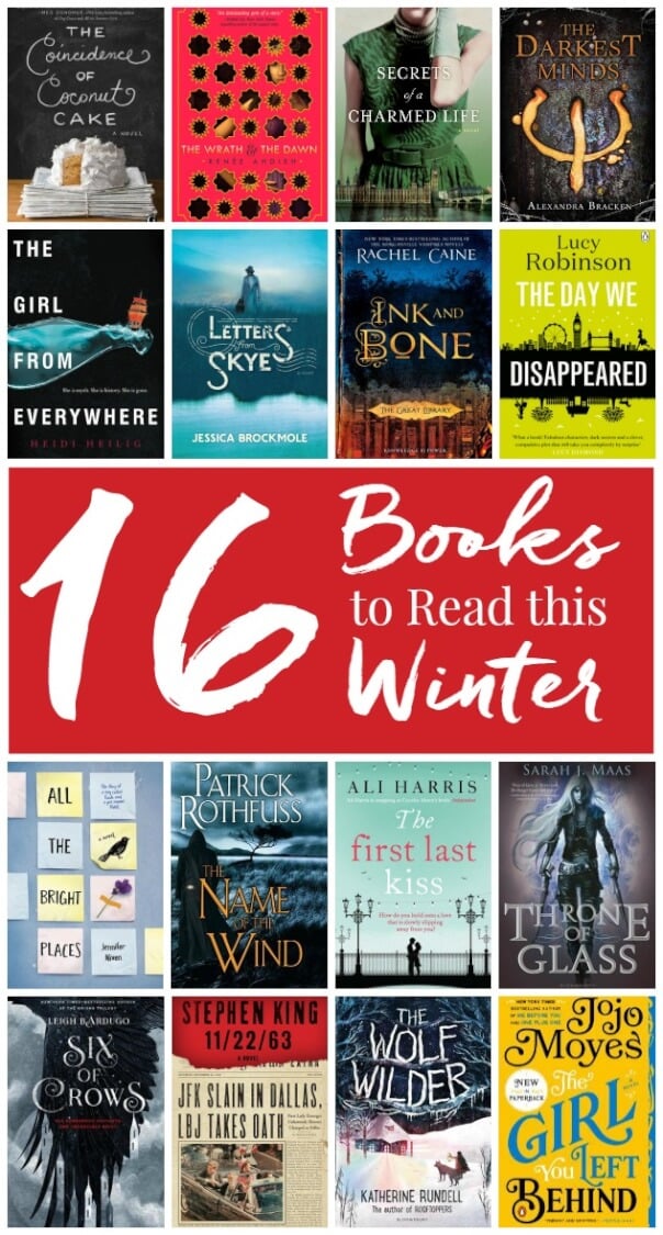This list of 16 Books to Read this Winter has everything from love to fantasy to historical fiction. Find your next great read and escape!