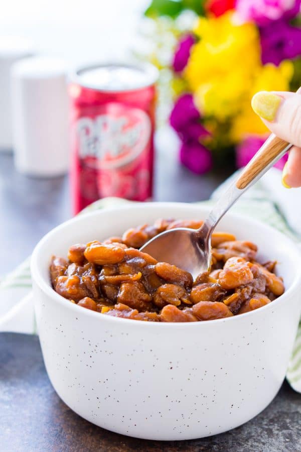 Easy Dr Pepper Baked Beans Recipe Sugar and Soul