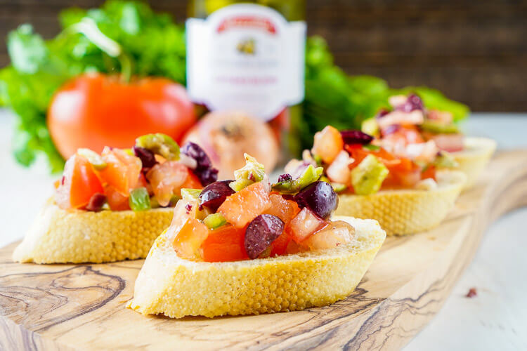 Tomato Olive Bruschetta Sugar & Soul