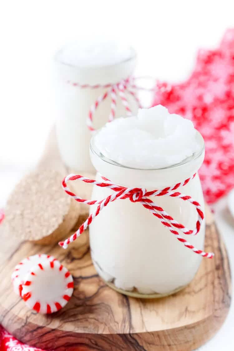 Peppermint body scrub