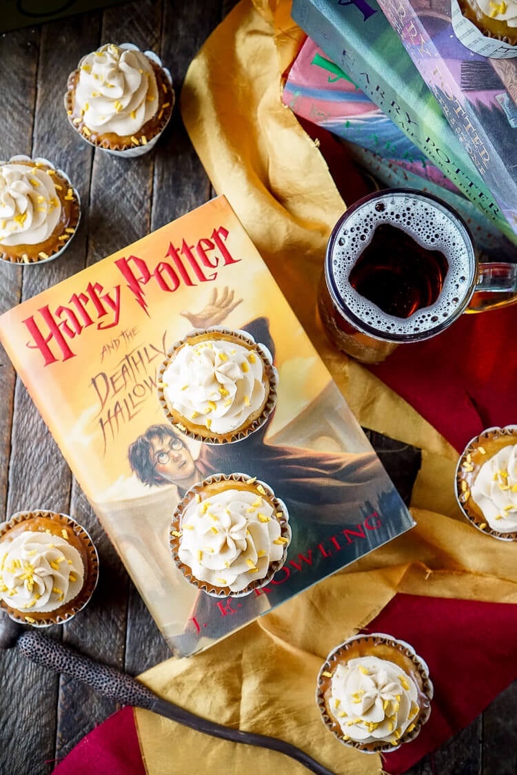 Harry Potter Butterbeer Cupcakes