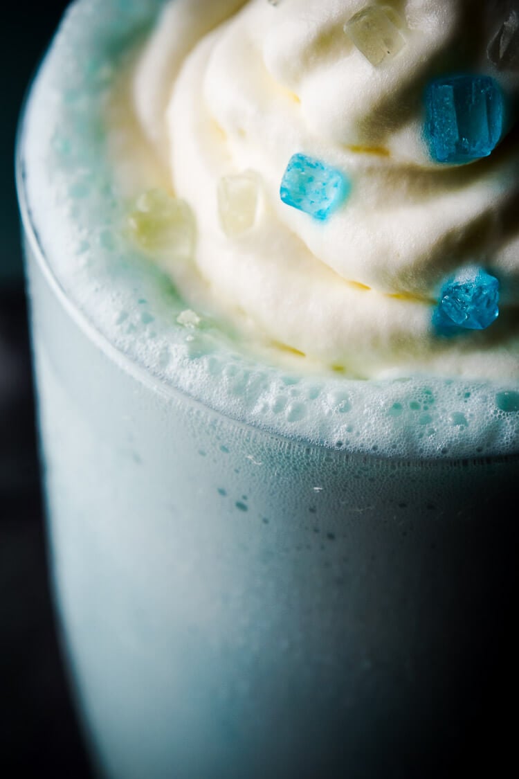 These Star Wars Blue Milkshakes are made with creamy vanilla ice cream and fresh blue milk from Tatooine. They're perfect for enjoying a Star Wars Marathon with or a great addition to a Star Wars Party! An EASY recipes that's ready in just 5 minutes!