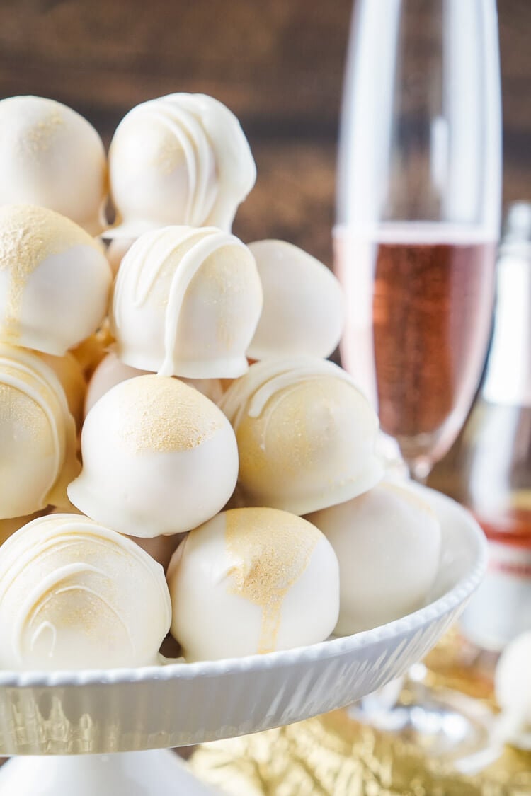 Strawberries & Champagne Cake Balls